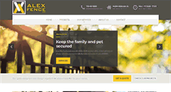 Desktop Screenshot of alexfenceco.com
